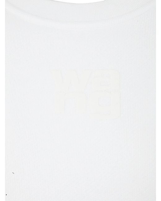 Alexander Wang White Essential Sweat-shirt