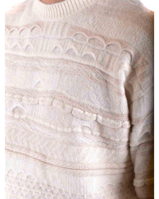 Laneus Natural Sweater for men
