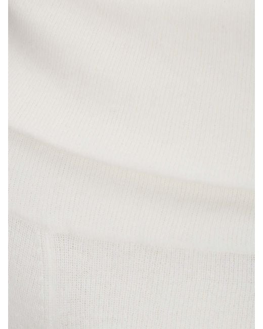 Lisa Yang White Claudina Top