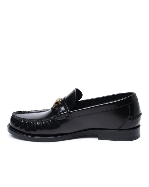 Versace Black Loafers for men