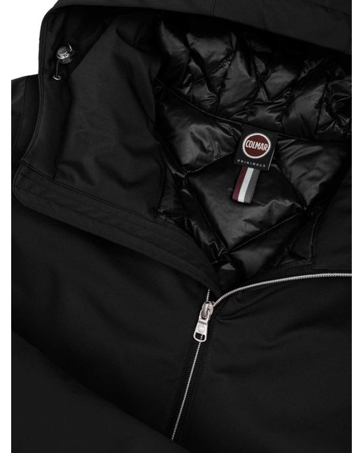 Colmar Black Padded Logo Jacket