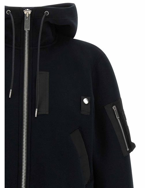 Sacai Black Hoodie