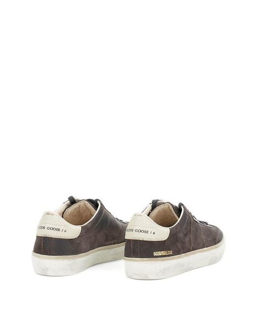 Golden Goose Deluxe Brand Brown Soul-Star Leather Sneakers for men