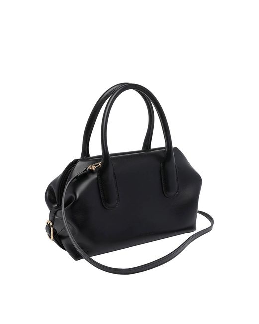 THEMOIRÈ Black Jet Tallia Trank Handbag