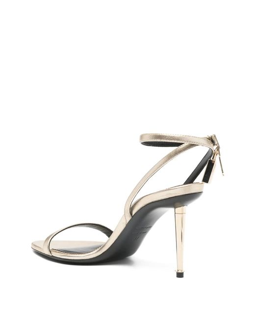 Tom Ford White Sandals With Ankle Strap