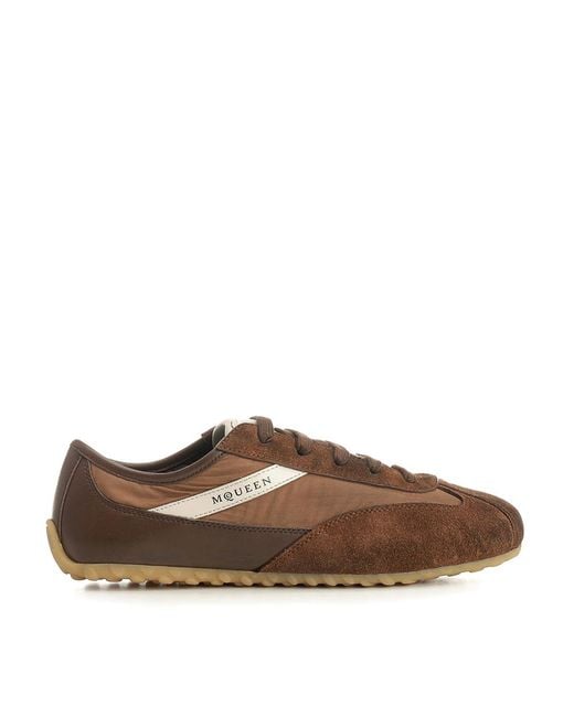 McQueen Brown Boxe Sneaker for men