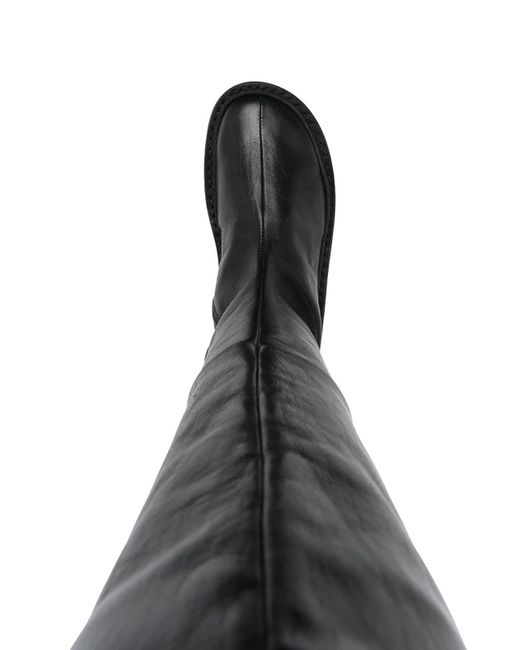Trippen Black Stage Boots With Side Zip