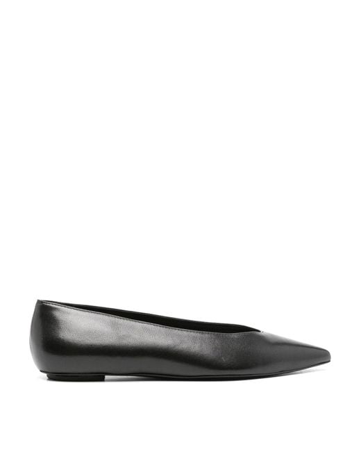 Stuart Weitzman Black Lina Flta