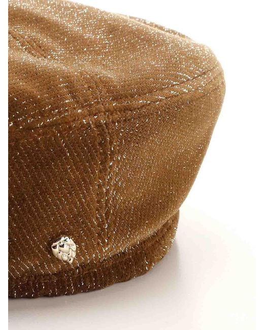 Helen Kaminski Brown Hat51710 Almond Sparkle