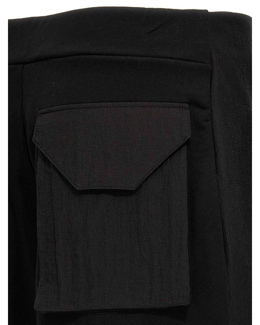A_COLD_WALL* Black Overlay Cargo Bermuda Shorts for men