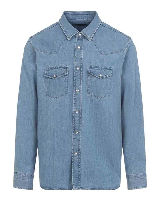 Tom Ford Blue Slim Shirt for men