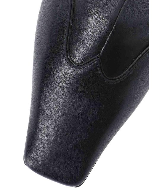 Khaite Black Nevada High Ankle Boots