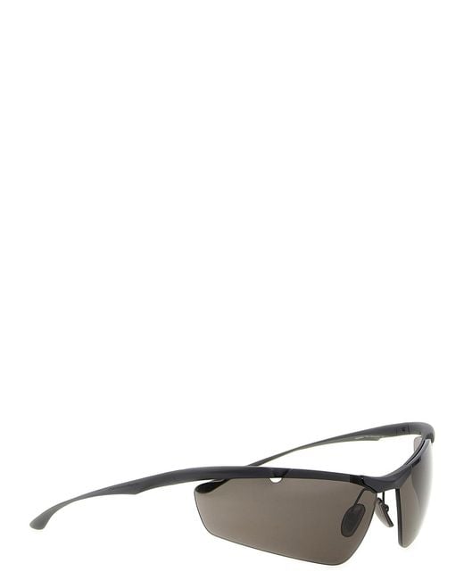 Balenciaga Gray Boomerang Sunglasses for men