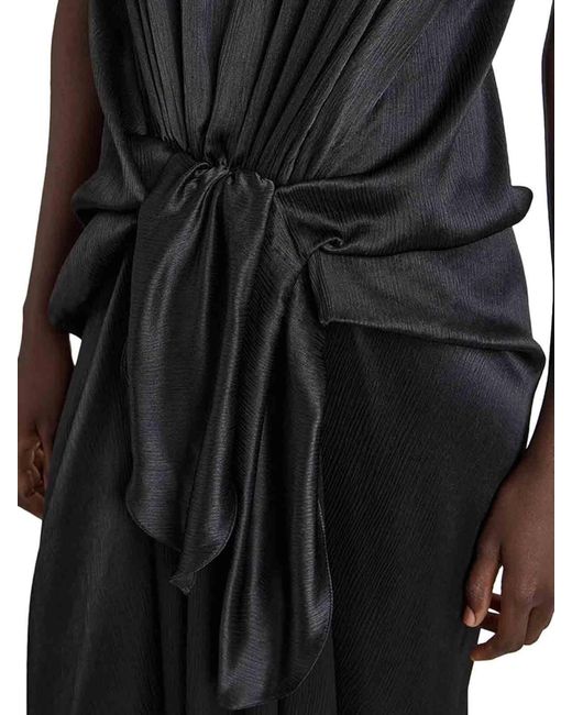 J.W. Anderson Black J.W.Anderson Silk Dress With Knot