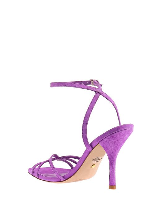 Stuart Weitzman Pink Suede Sandals