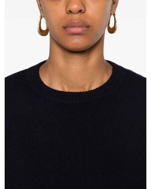 Be You Blue Cashmere Crewneck Sweater