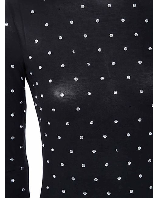 ワンピース Rabanne SOLID SECOND SKIN JERSEY ROBE Rabanne Solid Second Skin Jersey Robe in Black | Lyst