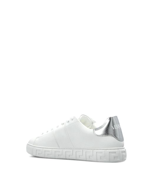 Versace White Low-Top Sneakers for men