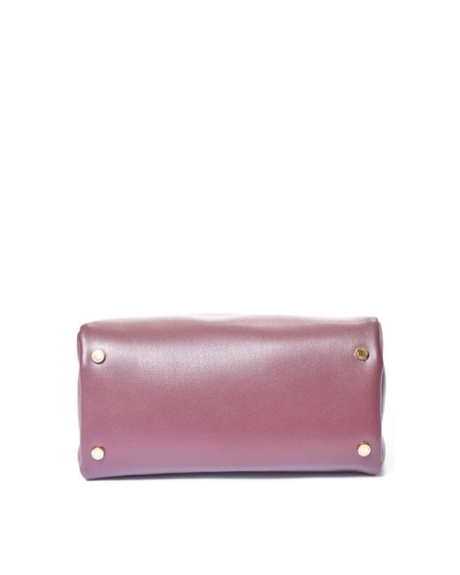THEMOIRÈ Purple Eudora Leather Bag