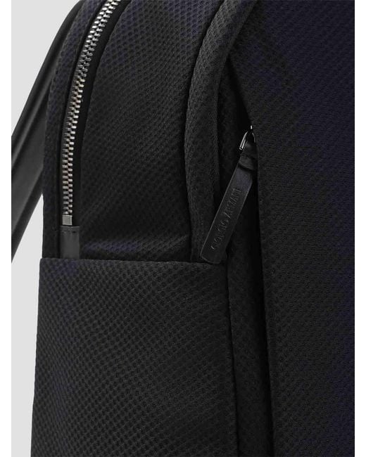 Giorgio Armani Black Backpack for men