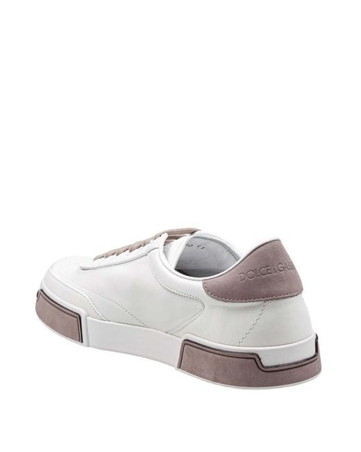 Dolce & Gabbana White Sneakers Portofino Yacht for men