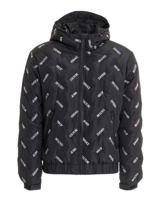 Versace Jeans Couture Men's Black Down Jacket