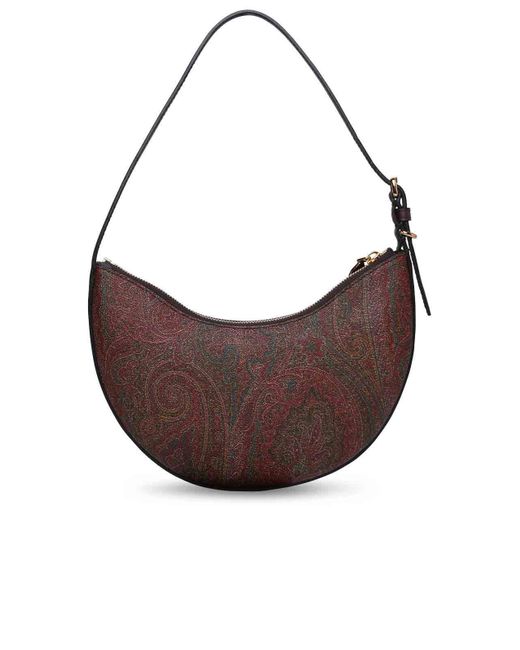 Etro Brown Small Hobo Bag
