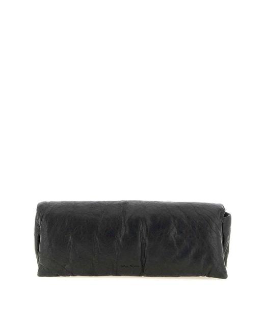 Rick Owens Black Baguette' Clutch