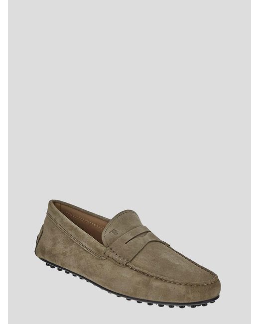 Tod's Gray Tods Flat Shoes for men
