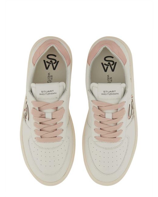 Stuart Weitzman White Trainers