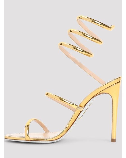 Rene Caovilla Metallic Sandal
