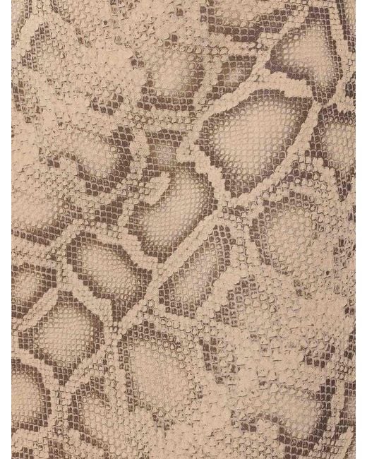 ANDAMANE Natural Python Ninfea Maxi Dress