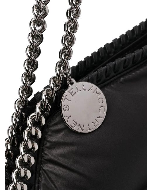 Stella McCartney Black Falabella Padded Tote Bag