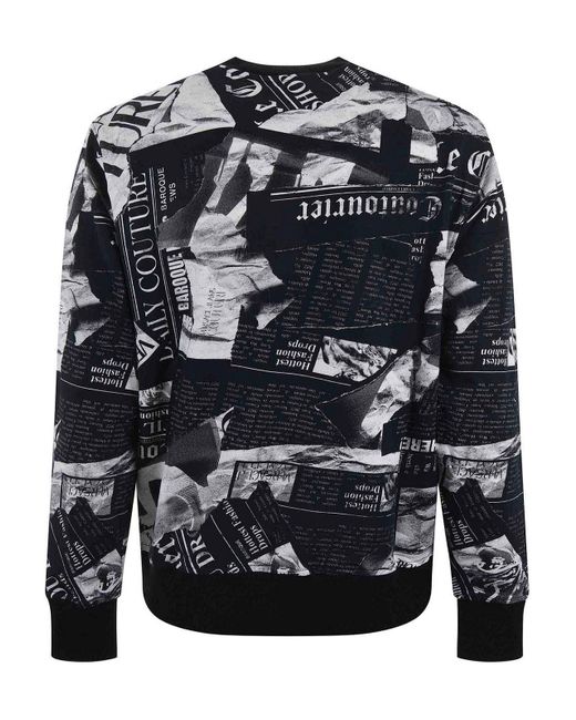 Versace Black Couture Sweatshirt for men