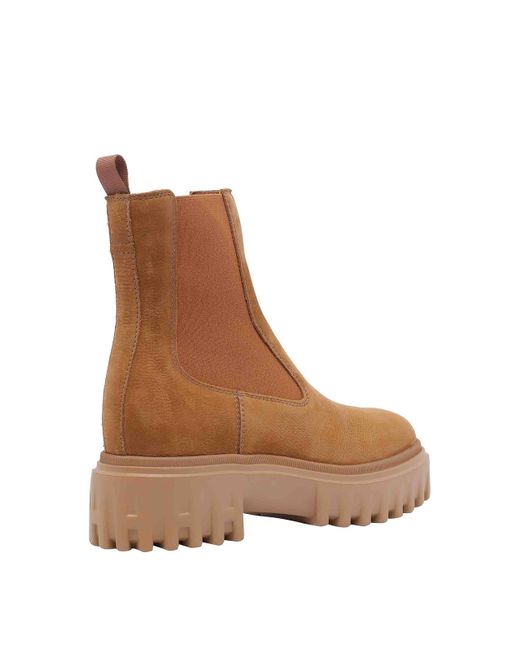 Hogan Brown Chelsea Boots H700