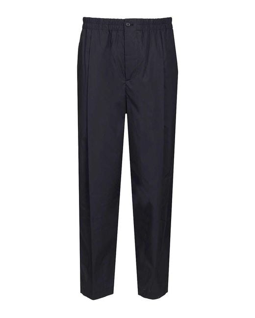 Giorgio Armani Blue Elasticated Waist Trousers for men