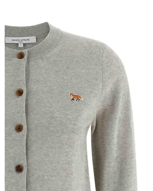 Maison Kitsuné Gray Cardigan
