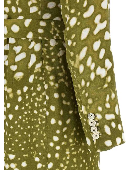 Dries Van Noten Green Dohana Dress