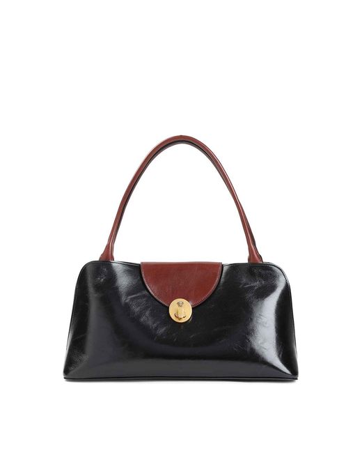 Versace Black Medium E/W Shoulder Bag