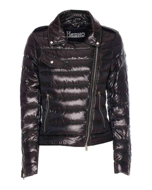 Herno Black Ultralight Bomber