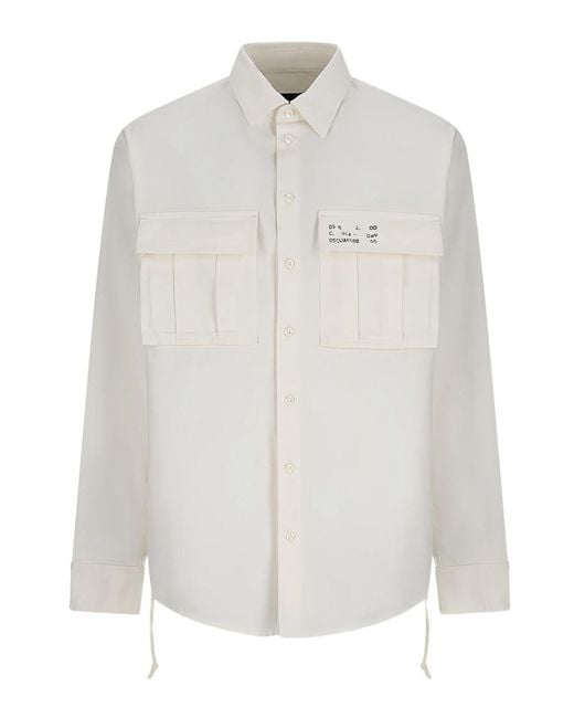 DSquared² White Shirt for men