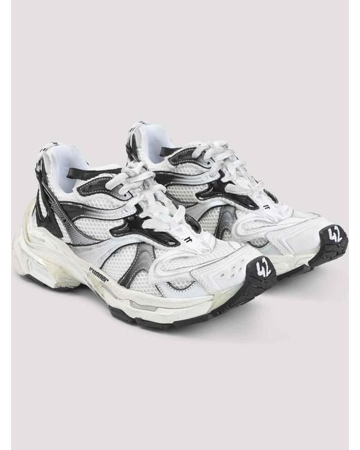 Balenciaga White Runner 2 Sneakers for men