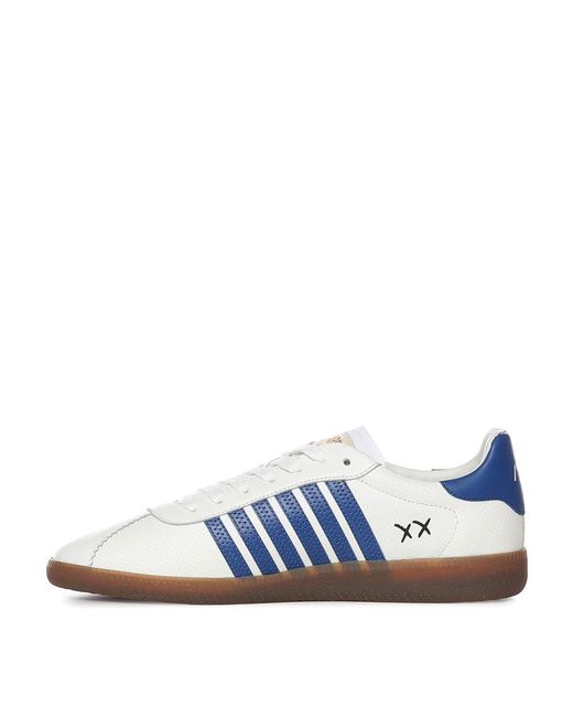 DSquared² White Rebels Leather Sneakers for men