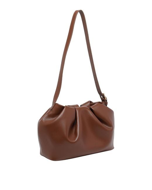 THEMOIRÈ Brown Friar Athena Bucket Crossbody Bag