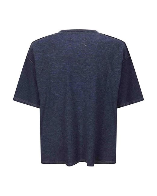 Maison Margiela Blue T-Shirt for men