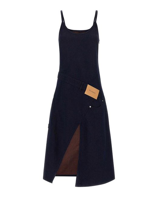 J.W. Anderson Blue 'Twisted Workwear' Dress