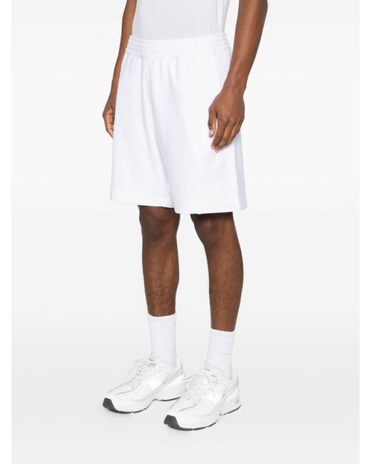 Givenchy White Logo Cotton Shorts for men