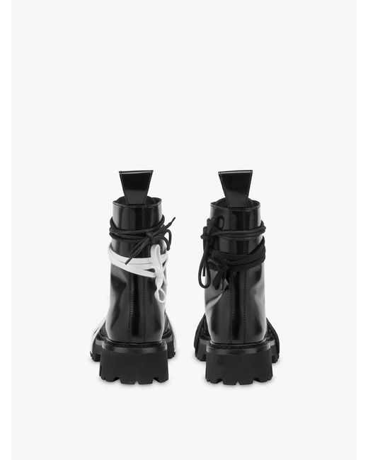 Moschino Black Ankle Boots