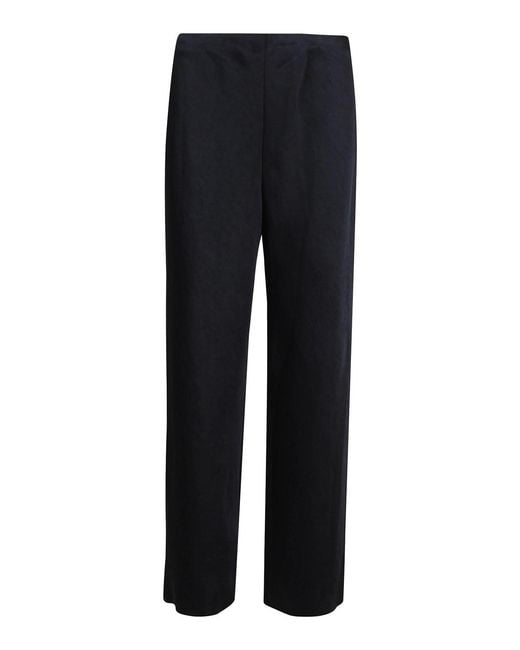 Vince Black Flowing Satin Trousers
