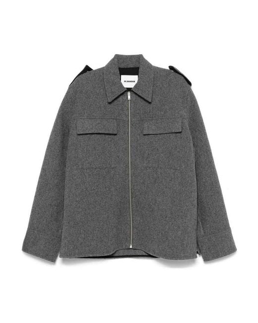 Jil Sander Gray Shirts for men